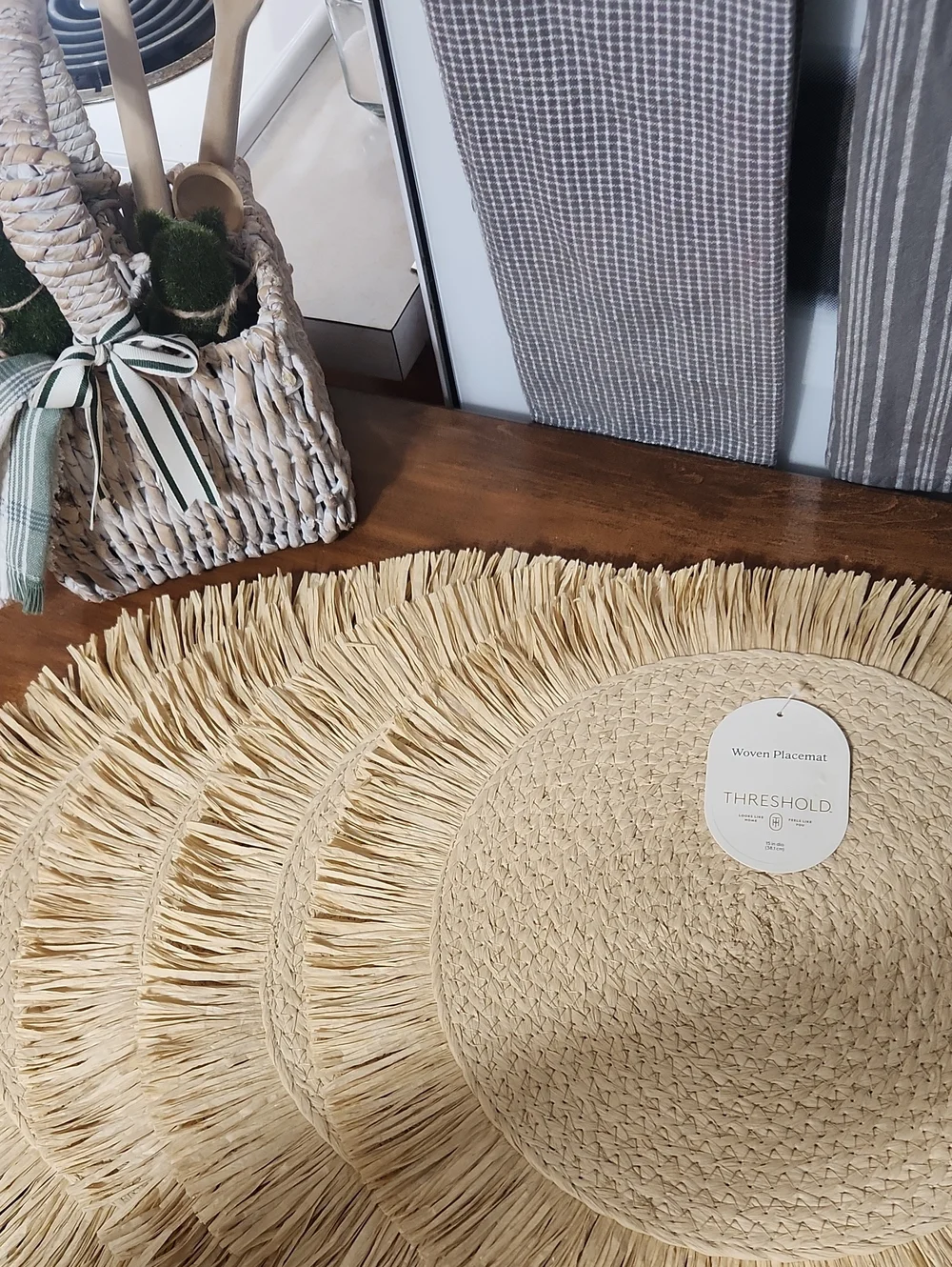 THRESHOLD woven Placemats